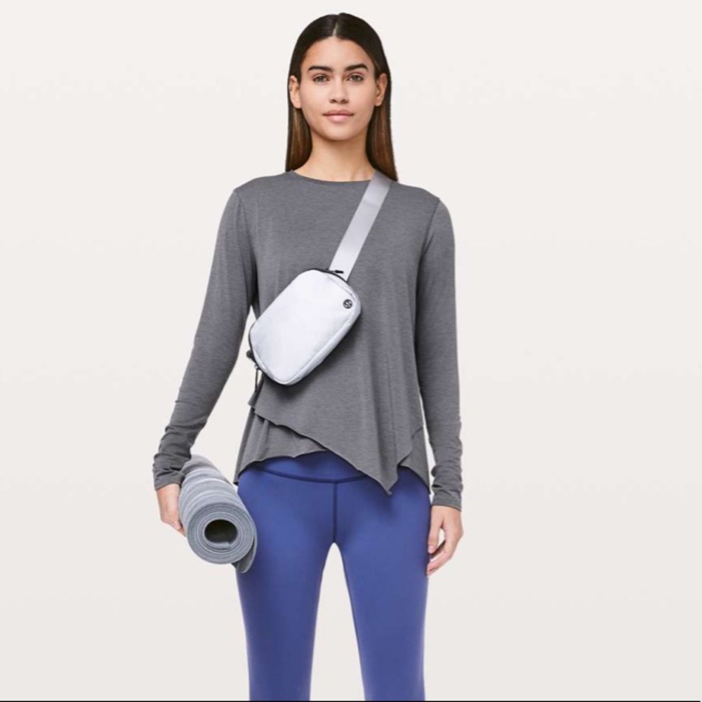 Lulu Sweetest Day Long Sleeve Heathered Titanium